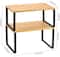 Bamboo Kitchen Cabinet & Counter Shelf Organizer